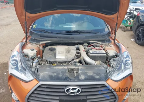 2016 Hyundai Veloster Turbo from USA, damaged, VIN KMHTC6AEXGU292451